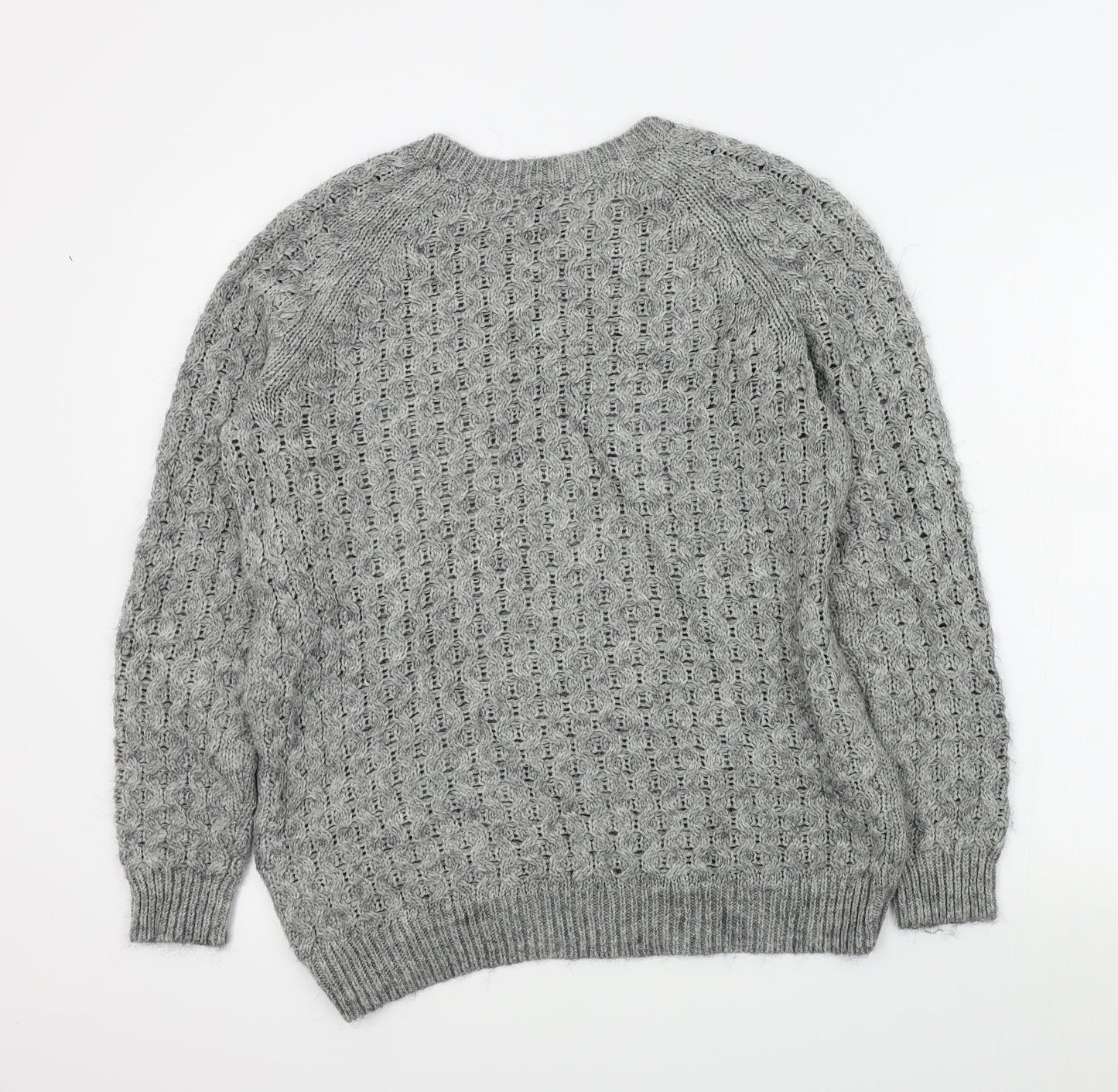 H&M Womens Grey   Pullover Jumper Size S