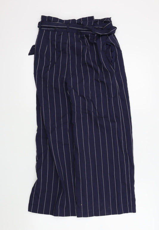 wearhouse Womens Blue Striped  Trousers  Size 6 L21 in