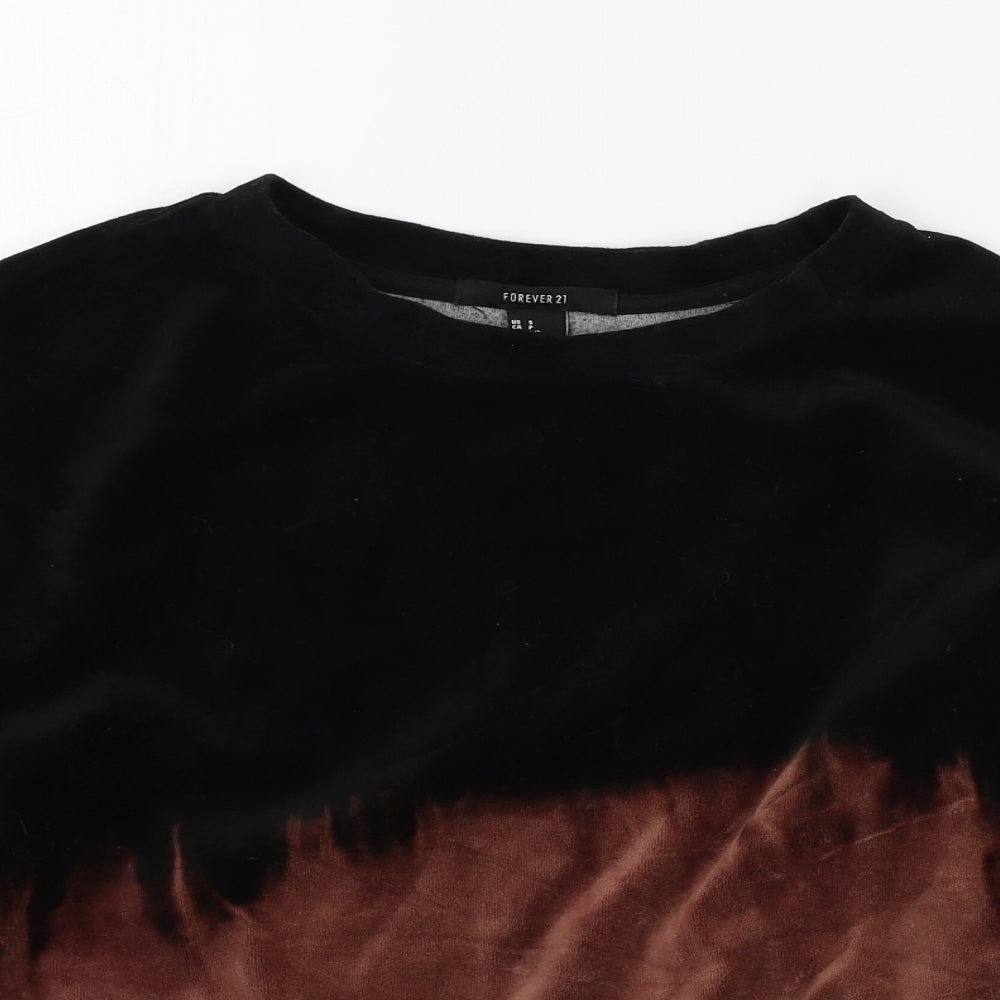 forever21 Womens Brown   Pullover Jumper Size S