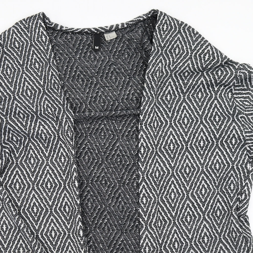 H&M Womens Black   Cardigan Jumper Size M