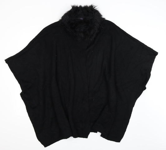 M&S Womens Black   Pullover Jumper One Size