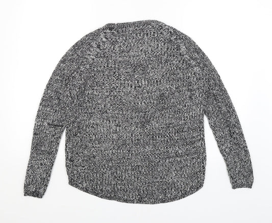 H&M Womens Black   Pullover Jumper Size S