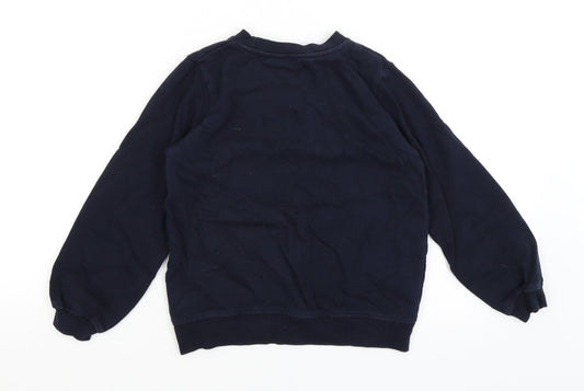 Pep & Co Girls Blue   Pullover Jumper Size 9-10 Years