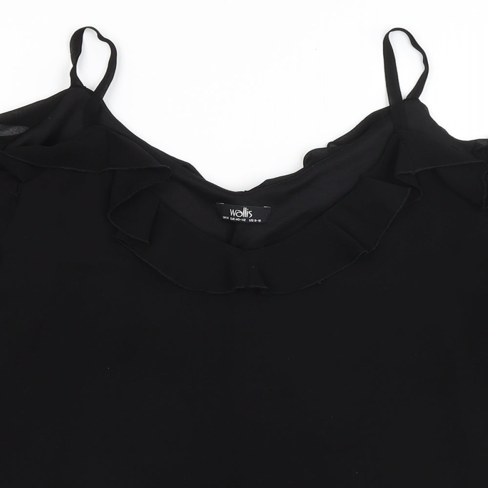 Wallis Womens Black   Basic Blouse Size M