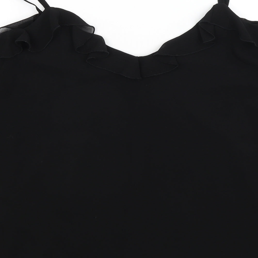 Wallis Womens Black   Basic Blouse Size M