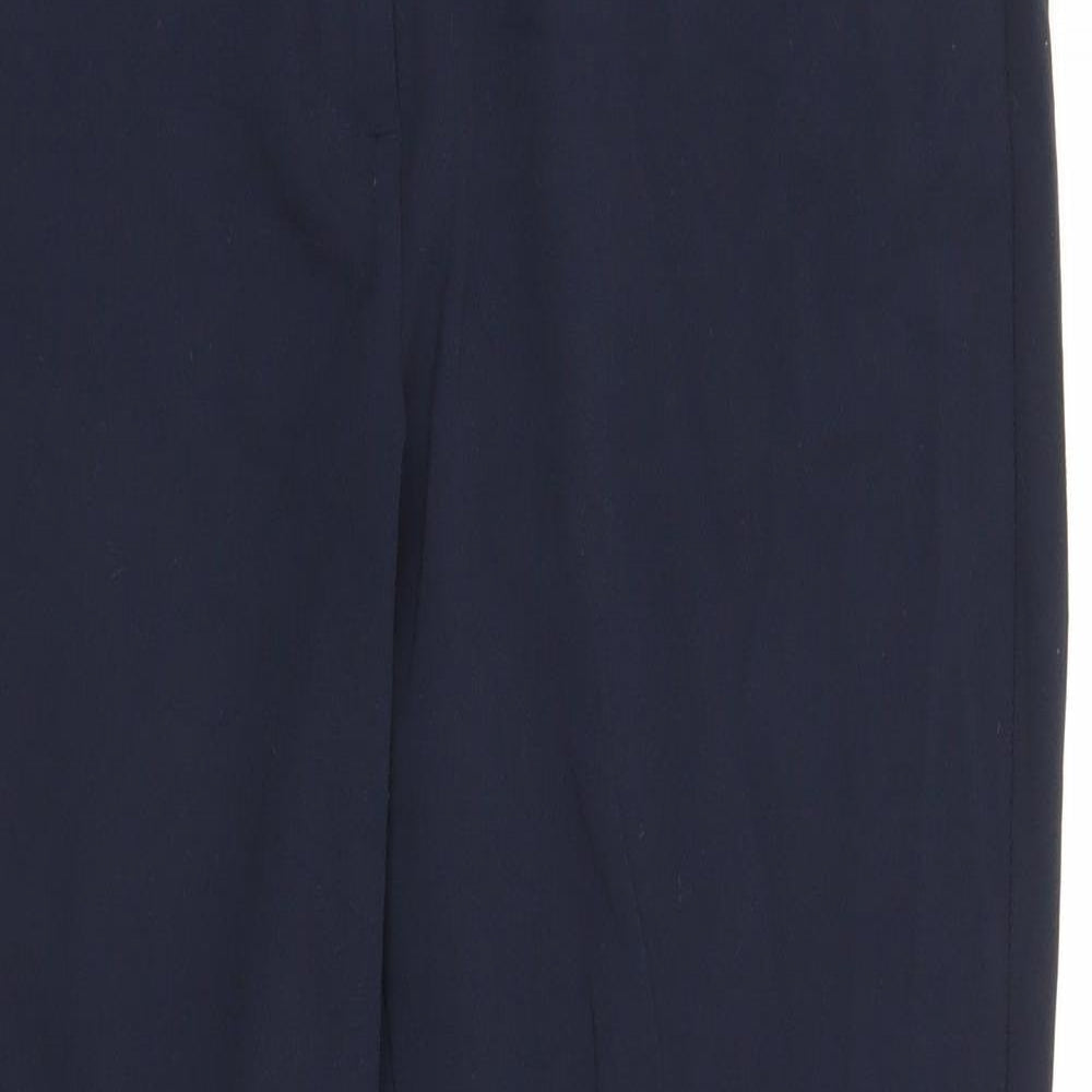 M&S Womens Blue   Bloomer Trousers Size 12 L24 in
