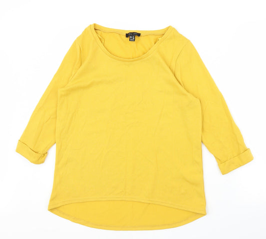 New Look Womens Yellow   Basic Blouse Size 14