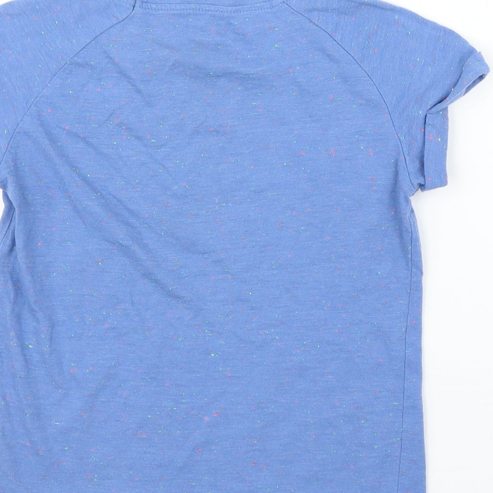 Young Dimension Girls Blue   Basic T-Shirt Size 7-8 Years
