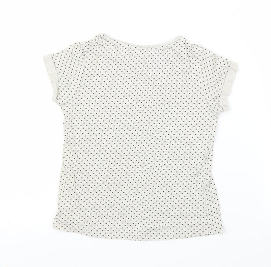 Young Dimension Girls Grey   Basic T-Shirt Size 7-8 Years