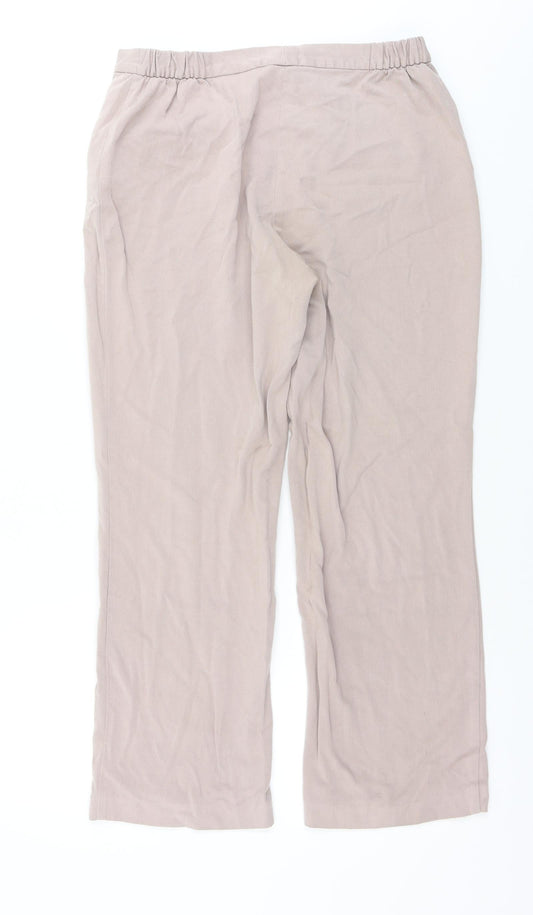 Marks and Spencer  Womens Pink   Trousers  Size 12 L25 in