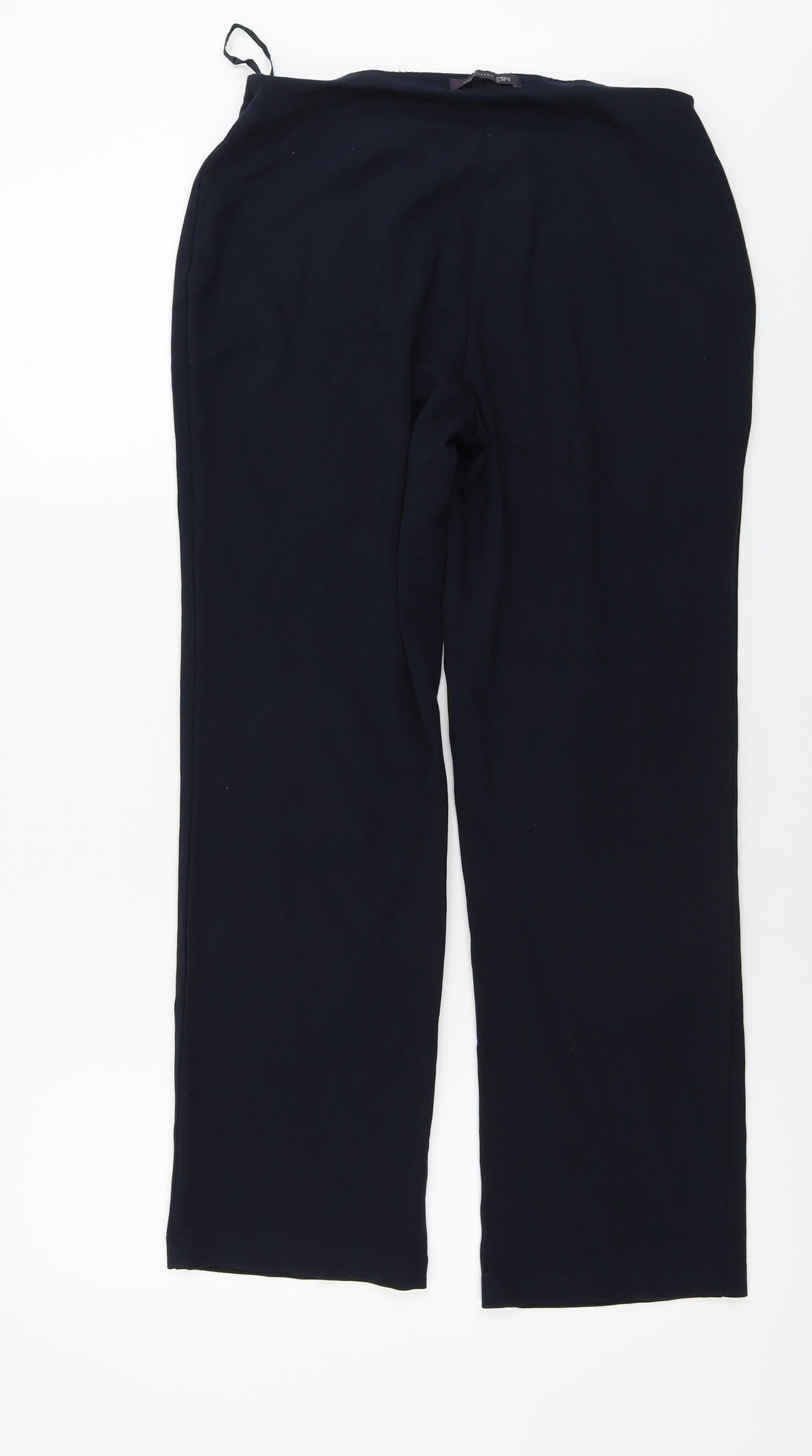 Marks and Spencer  Womens Blue   Trousers  Size 10 L24 in