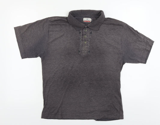 pacino Womens Grey   Basic Polo Size L
