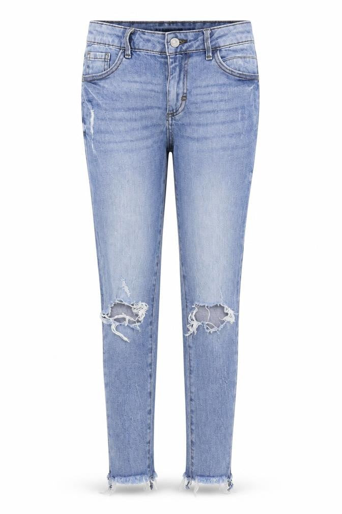 Denim & Co. Womens Blue   Skinny Jeans Size 8 L25 in