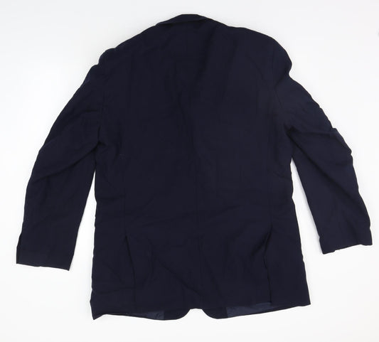 jolliman Mens Blue   Jacket Suit Jacket Size L