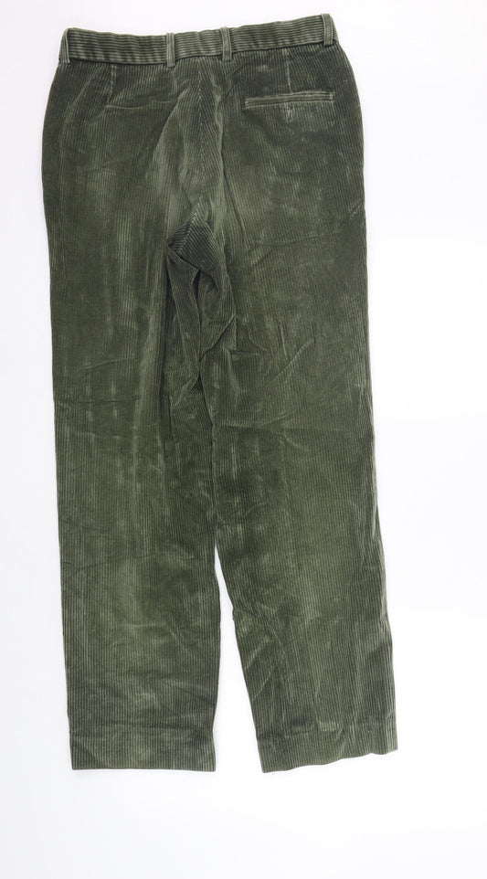 Marks and Spencer Womens Green   Trousers  Size 30 in L29 in