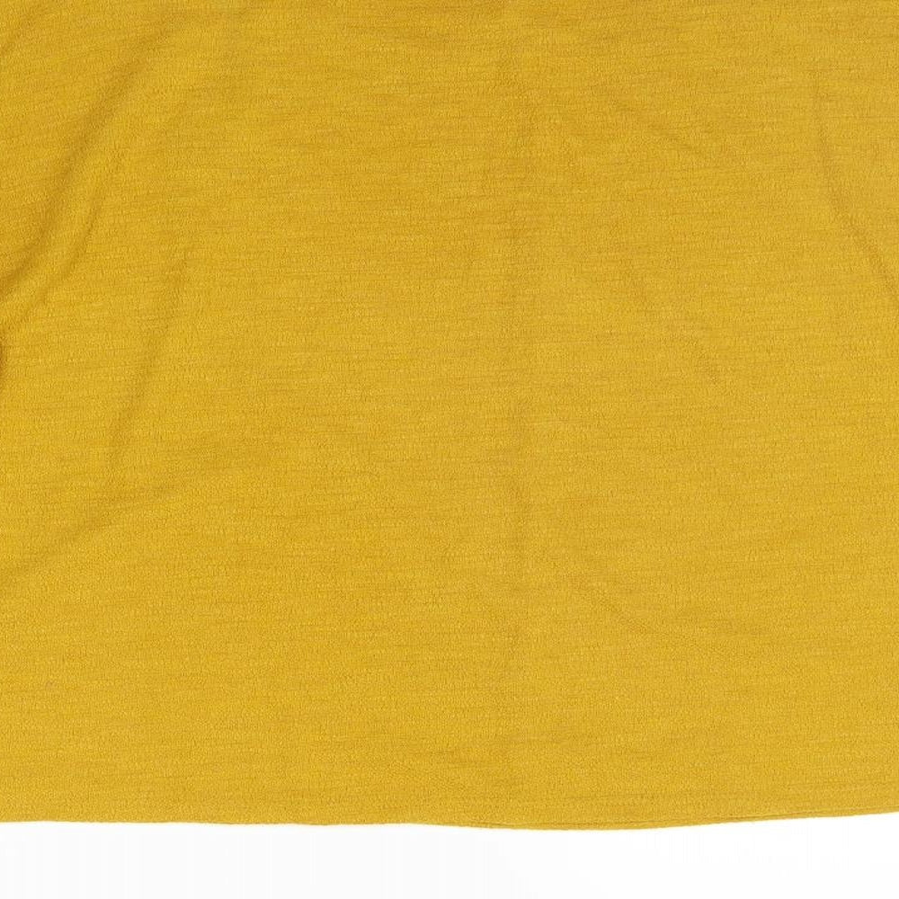 H&M Womens Yellow   Pullover Jumper Size M