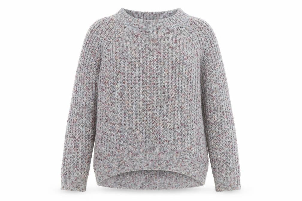 Papaya Womens Grey  Knit Pullover Jumper Size M