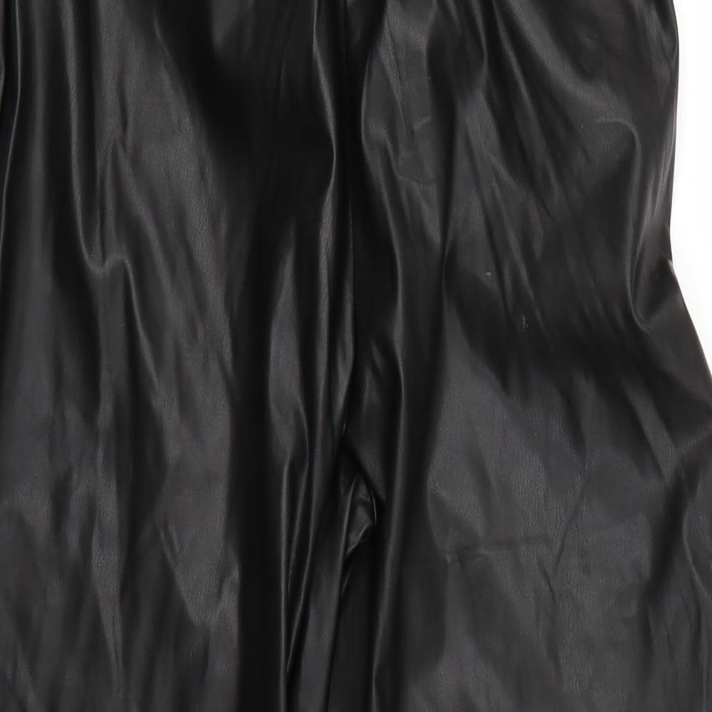 Very Womens Black   Cropped Trousers Size 10 L22 in