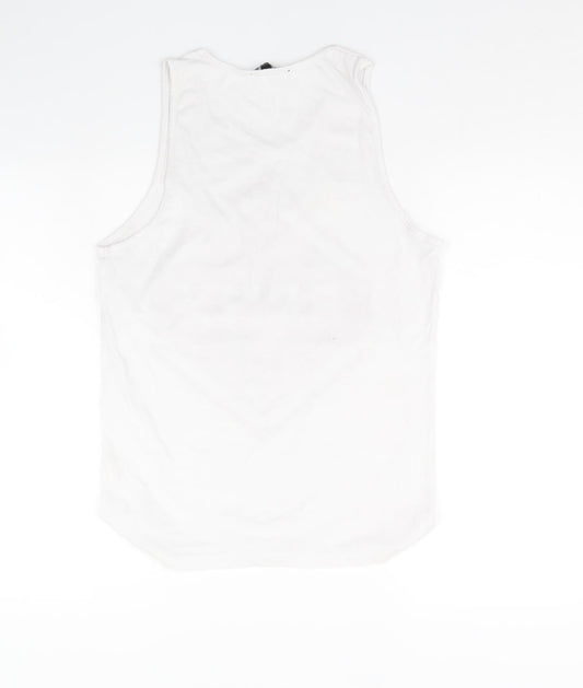 Twisted Soul Womens White   Basic Tank Size S