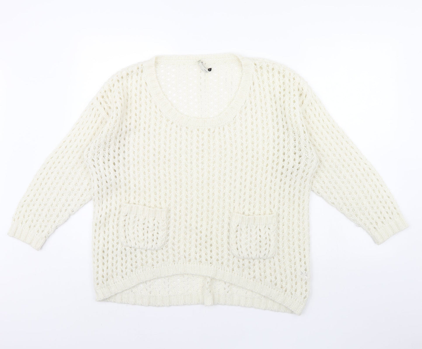 River Island Womens Ivory   Pullover Jumper Size 12