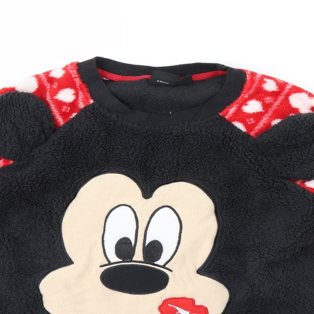 Disney Womens Black Solid  Cami Pyjama Top Size S  - Minnie mouse
