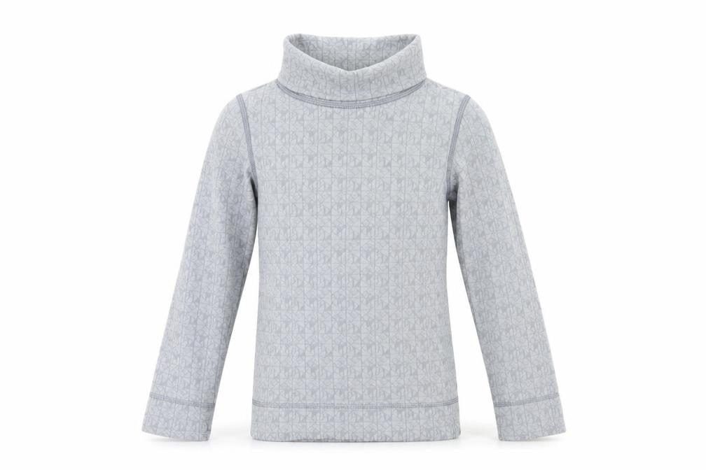 Wed'ze Girls Grey Geometric  Pullover Jumper Size 5-6 Years