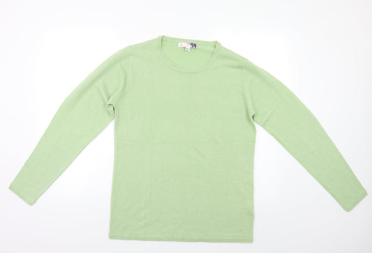 Julipa Womens Green   Pullover Jumper Size 14