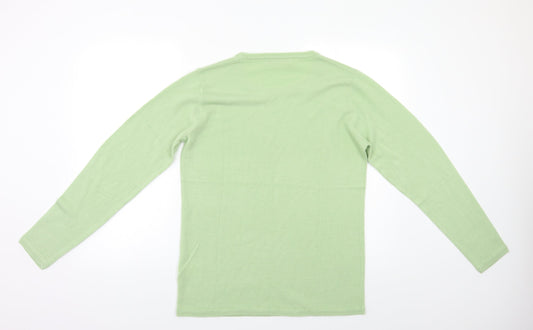 Julipa Womens Green   Pullover Jumper Size 14