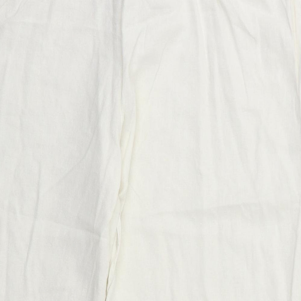 Victoria Jayne Womens White   Capri Trousers Size 14 L20 in