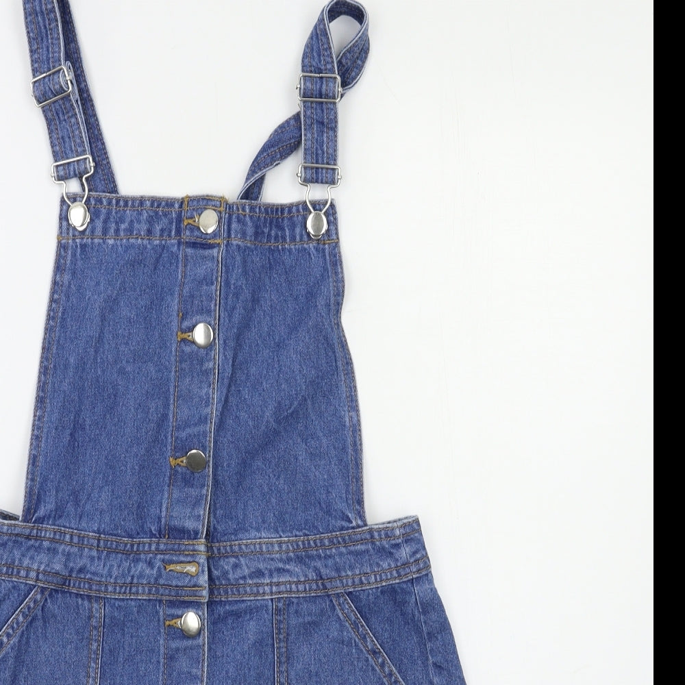 Preworn Womens Blue   Pinafore/Dungaree Dress  Size S