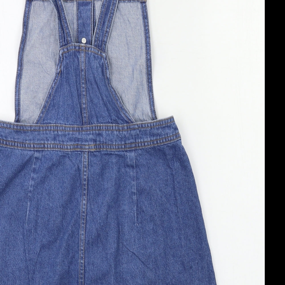 Preworn Womens Blue   Pinafore/Dungaree Dress  Size S