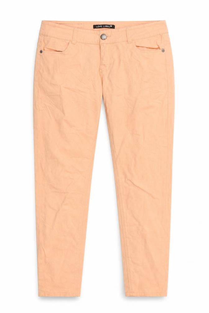 Love Label Womens Orange   Skinny Jeans Size 12 L27 in