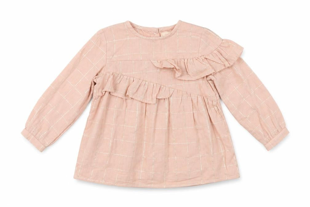 Primark Girls Pink Check  Shift  Size 18-24 Months