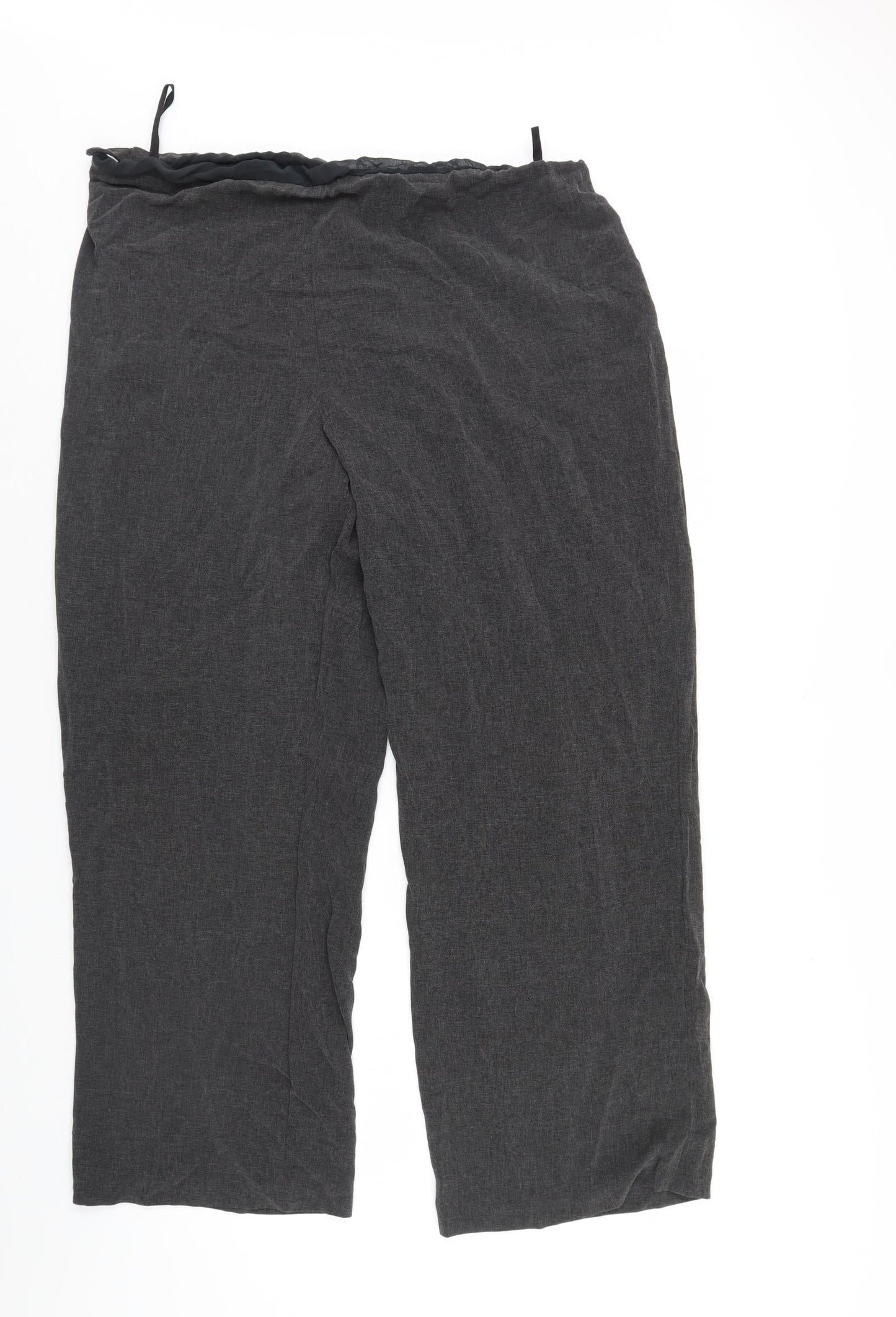 Marks and Spencer Womens Grey   Trousers  Size 20 L28 in