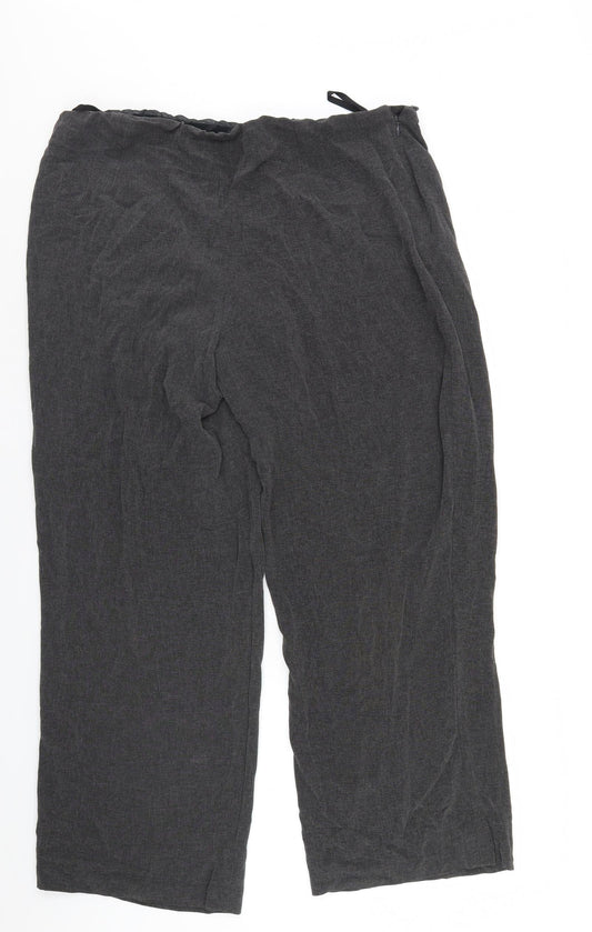 Marks and Spencer Womens Grey   Trousers  Size 20 L28 in