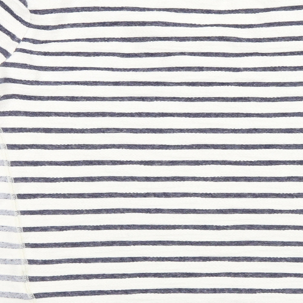 Gap Womens Blue Striped  Pullover Jumper Size M