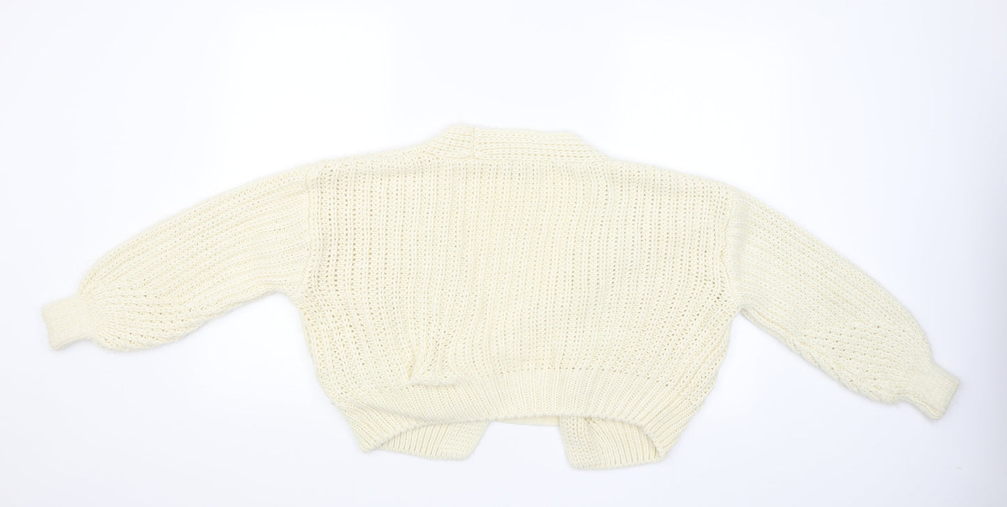 Topshop Womens Beige   Cardigan Jumper Size XS