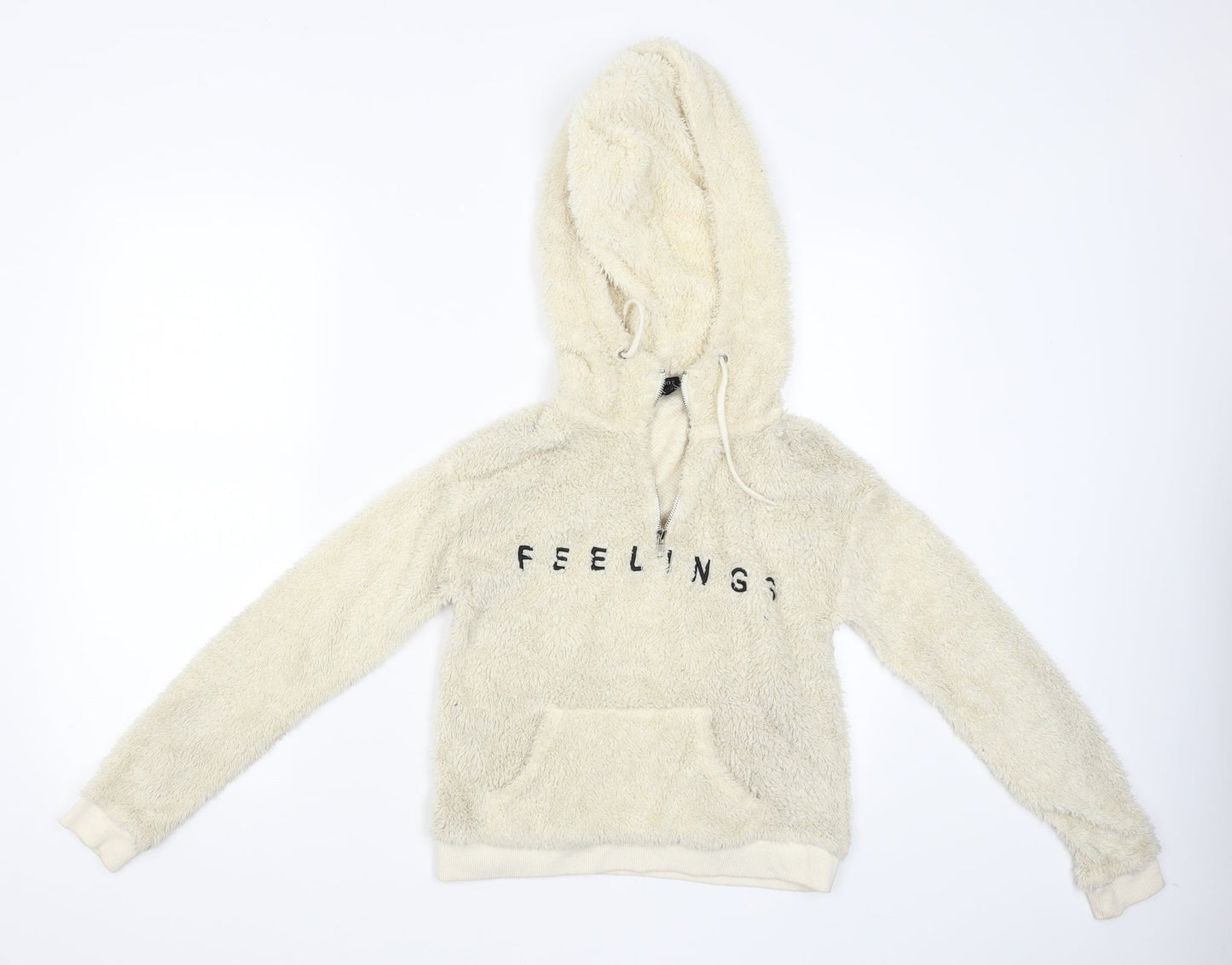 FOREVER 21 Womens Beige   Pullover Hoodie Size S