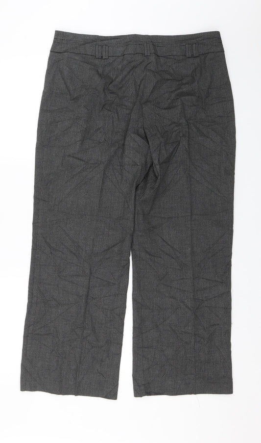 Marks and Spencer Womens Grey   Dress Pants Trousers Size 36 in L25 in