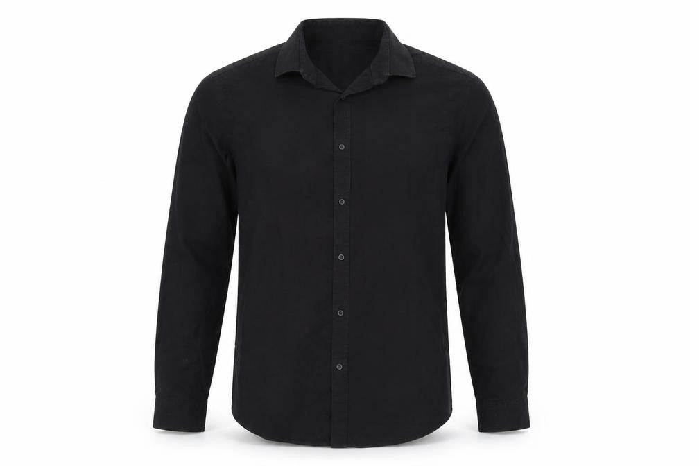 Taylor & Wright Mens Black    Button-Up Size 15