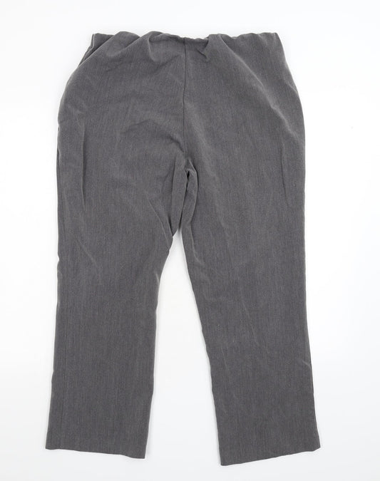 Vida Vi Womens Grey   Trousers  Size 14 L26 in