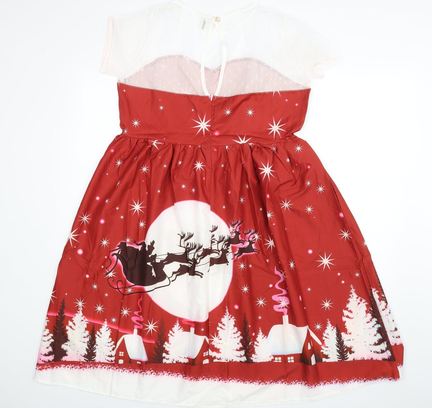 VILA Girls Red   A-Line