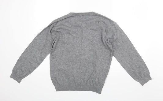TU Girls Grey   Pullover Jumper Size 12 Years