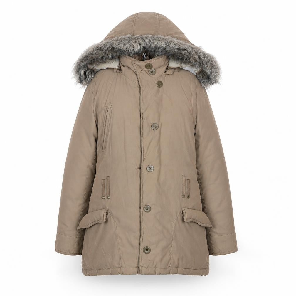 Next Womens Brown   Overcoat Coat Size 12