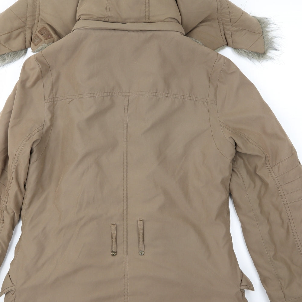 NEXT Womens Brown   Overcoat Coat Size 12
