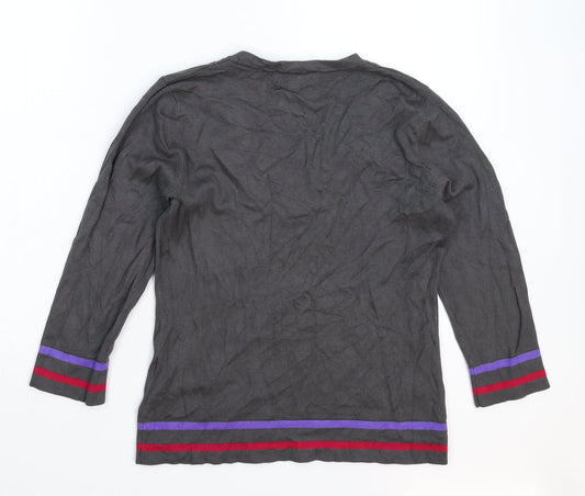 Autonomy Womens Grey  Knit Pullover Jumper Size 14