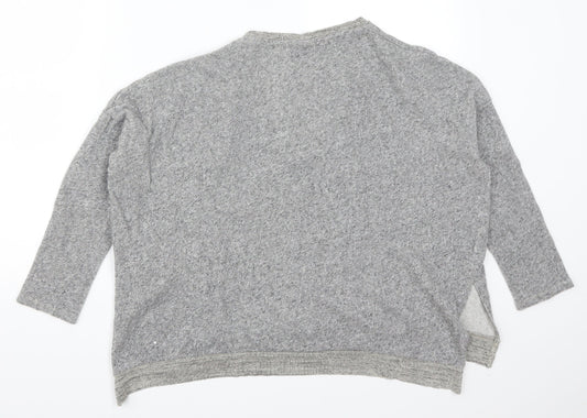 Zara Womens Grey   Pullover Jumper Size S