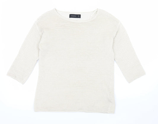 RESERVED Womens Beige   Pullover Jumper Size S