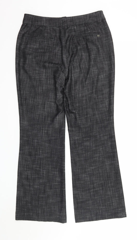 Per Una Womens Black   Trousers  Size 10 L28 in