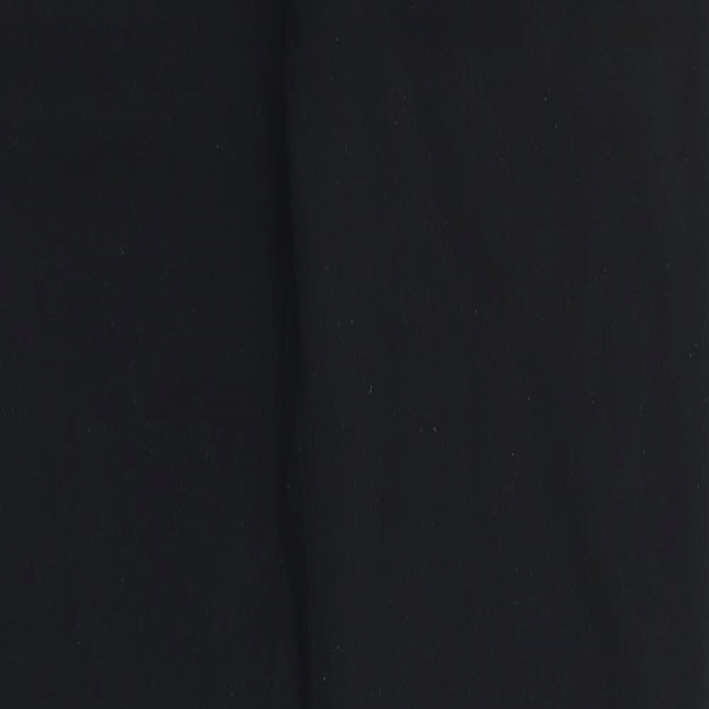 M&S Womens Black   Trousers  Size 8 L30 in